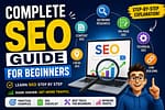 This SEO package is optimized around the primary topic “SEO for Beginners” while also covering related search topics such as keyword research, on-page SEO, technical SEO, backlinks, and SEO tools.
